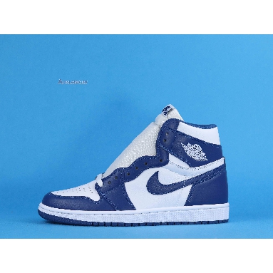 Air Jordan 1 Retro High OG "Storm Blue" 555088-127 White/Storm Blue Sneakers