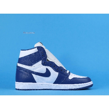 Air Jordan 1 Retro High OG "Storm Blue" 555088-127 White/Storm Blue Sneakers