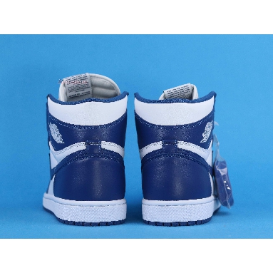 Air Jordan 1 Retro High OG "Storm Blue" 555088-127 White/Storm Blue Mens Womens Shoes