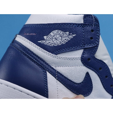 Air Jordan 1 Retro High OG "Storm Blue" 555088-127 White/Storm Blue Sneakers