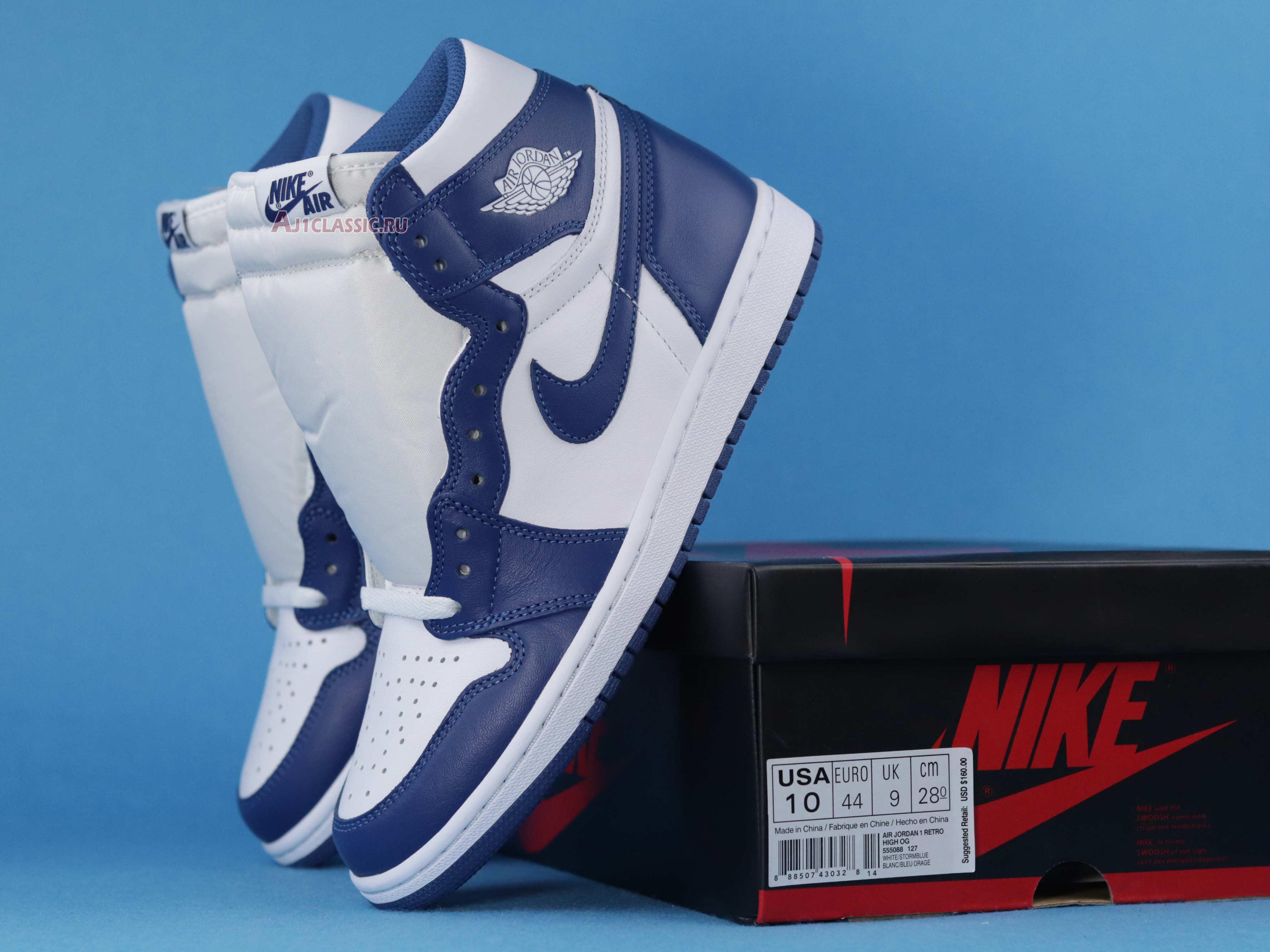 Air Jordan 1 Retro High OG "Storm Blue" 555088-127