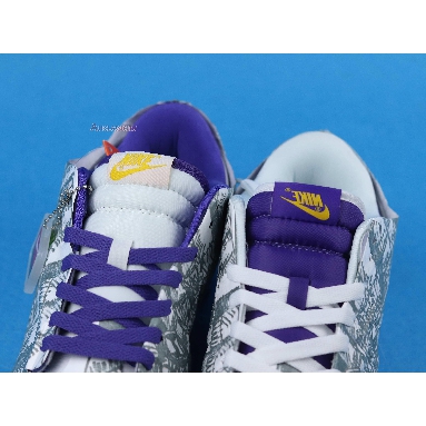 Nike Dunk Low Flip The Old School DJ4636-100 White/Varsity Purple/Varsity Maize/Black Mens Womens Shoes