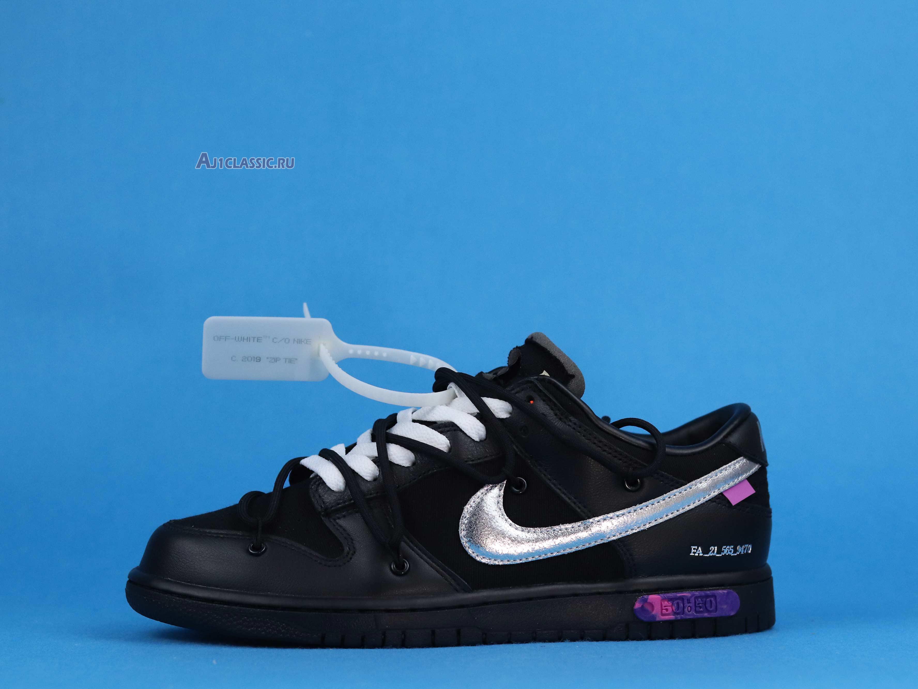 New Off-White x Nike Dunk Low "Dear Summer - 50 of 50" DM1602-001 Shoes