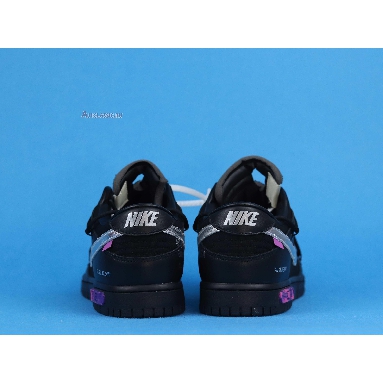 Off-White x Nike Dunk Low Dear Summer - 50 of 50 DM1602-001 Black/Silver/Purple Mens Womens Shoes