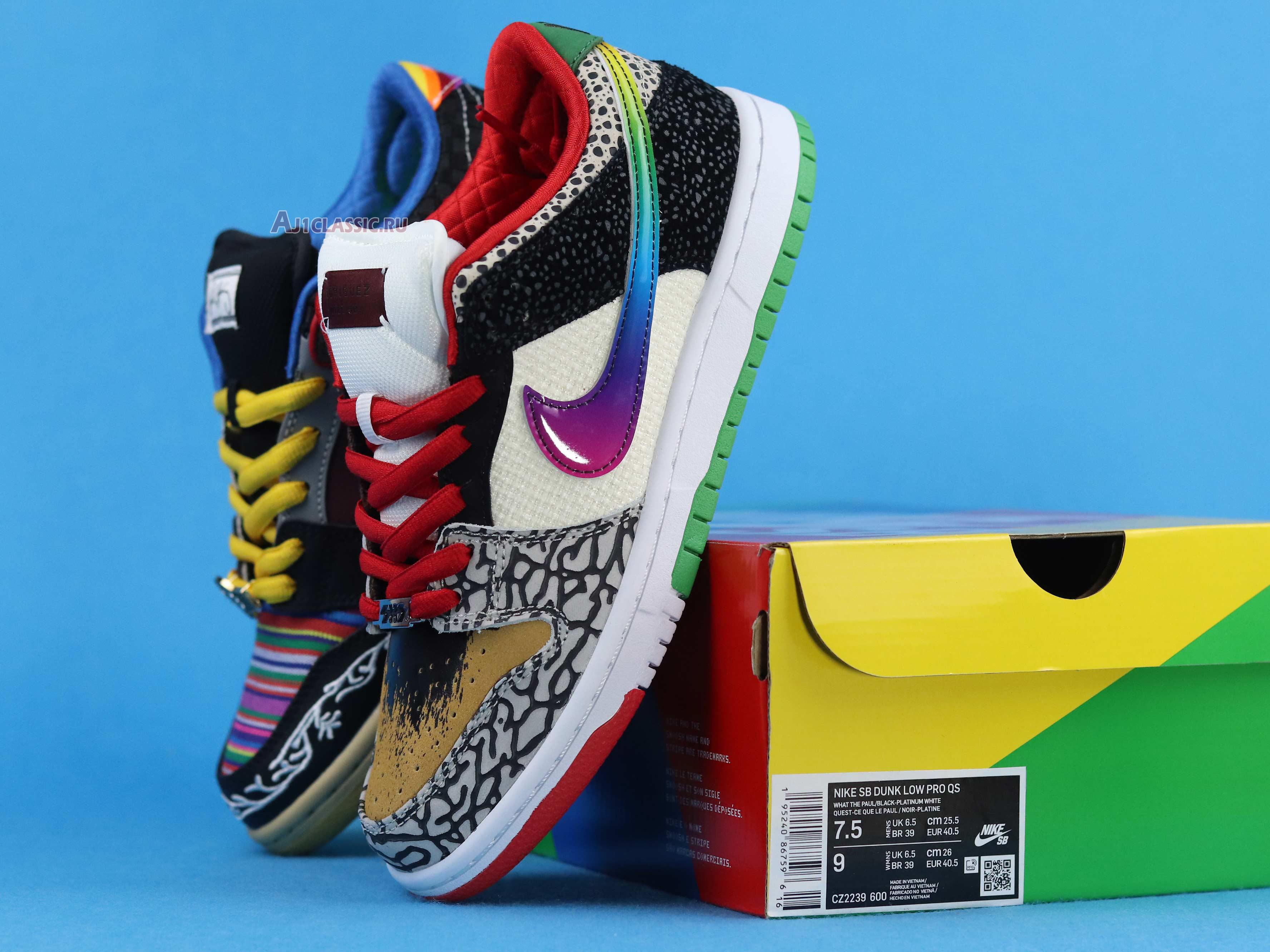 New Nike Dunk Low SB "What The Paul" CZ2239-600 Shoes