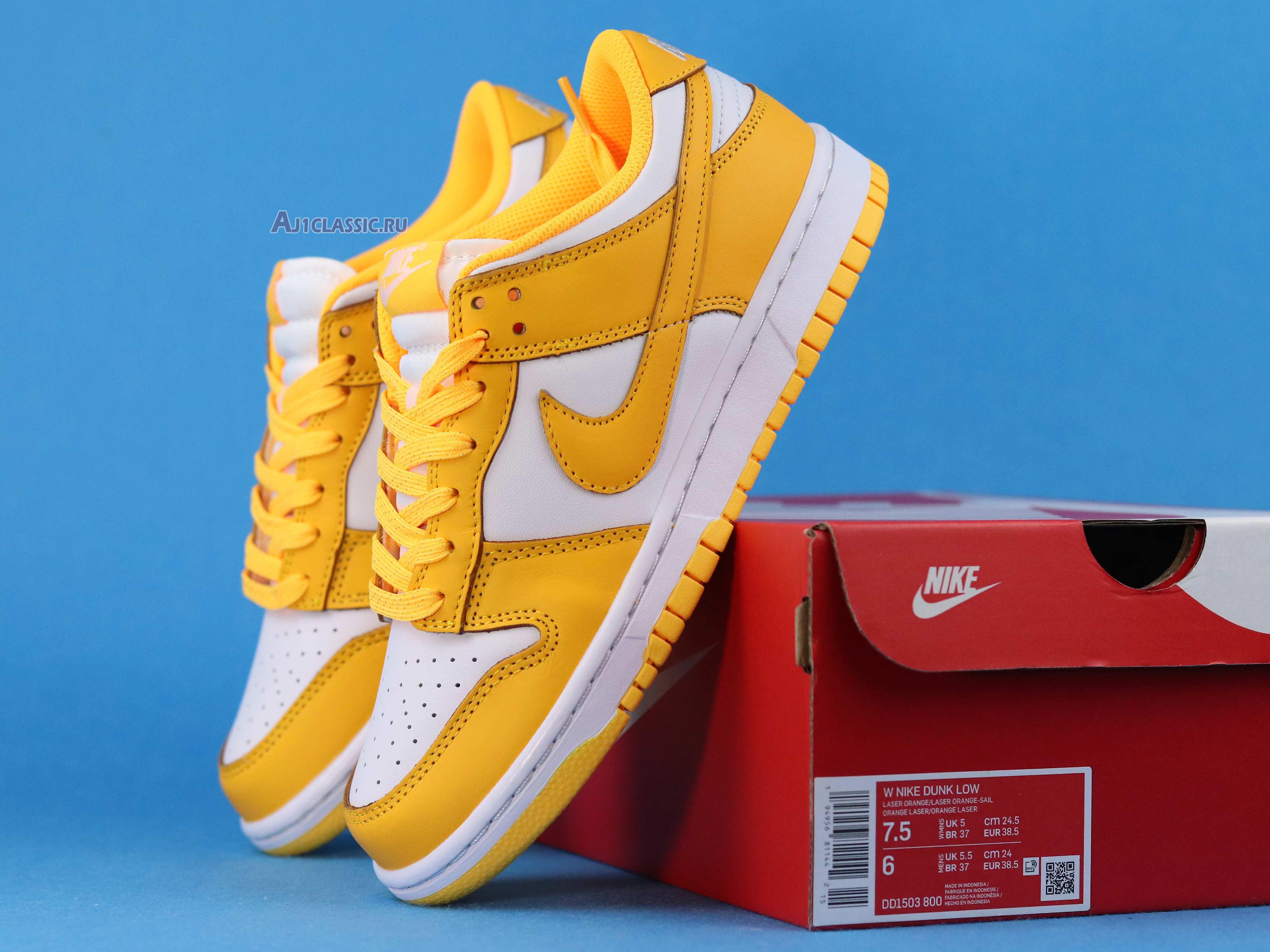 New Nike Dunk Low "Laser Orange" DD1503-800 Shoes