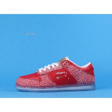 Stingwater x Nike SB Dunk Low Magic Mushroom DH7650-600 University Red/White Mens Womens Shoes