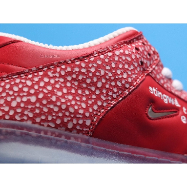 Stingwater x Nike SB Dunk Low Magic Mushroom DH7650-600 University Red/White Mens Womens Shoes