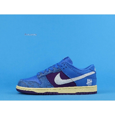 Undefeated x Nike Dunk Low SP Dunk vs AF1 DH6508-400 Royal/Purple-White Mens Womens Shoes