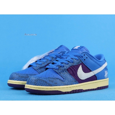 Undefeated x Nike Dunk Low SP Dunk vs AF1 DH6508-400 Royal/Purple-White Mens Womens Shoes