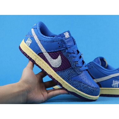 Undefeated x Nike Dunk Low SP Dunk vs AF1 DH6508-400 Royal/Purple-White Mens Womens Shoes