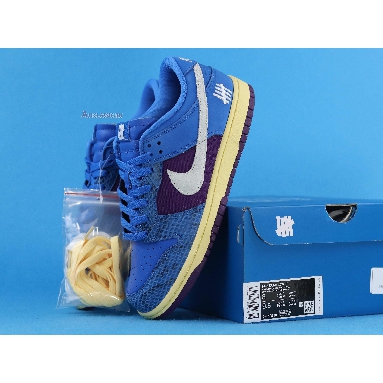 Undefeated x Nike Dunk Low SP Dunk vs AF1 DH6508-400 Royal/Purple-White Mens Womens Shoes