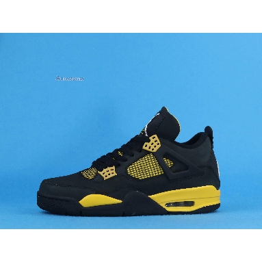 Air Jordan 4 Retro Thunder 2012 308497-008 Black/White-Tour Yellow Sneakers