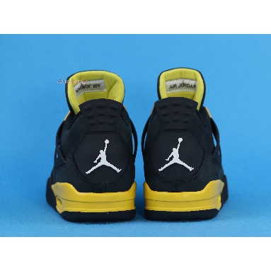 Air Jordan 4 Retro Thunder 2012 308497-008 Black/White-Tour Yellow Sneakers