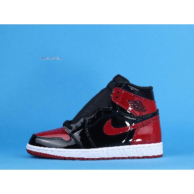 Air Jordan 1 Retro High OG Patent Bred 555088-063 Black/White/Varsity Red Sneakers