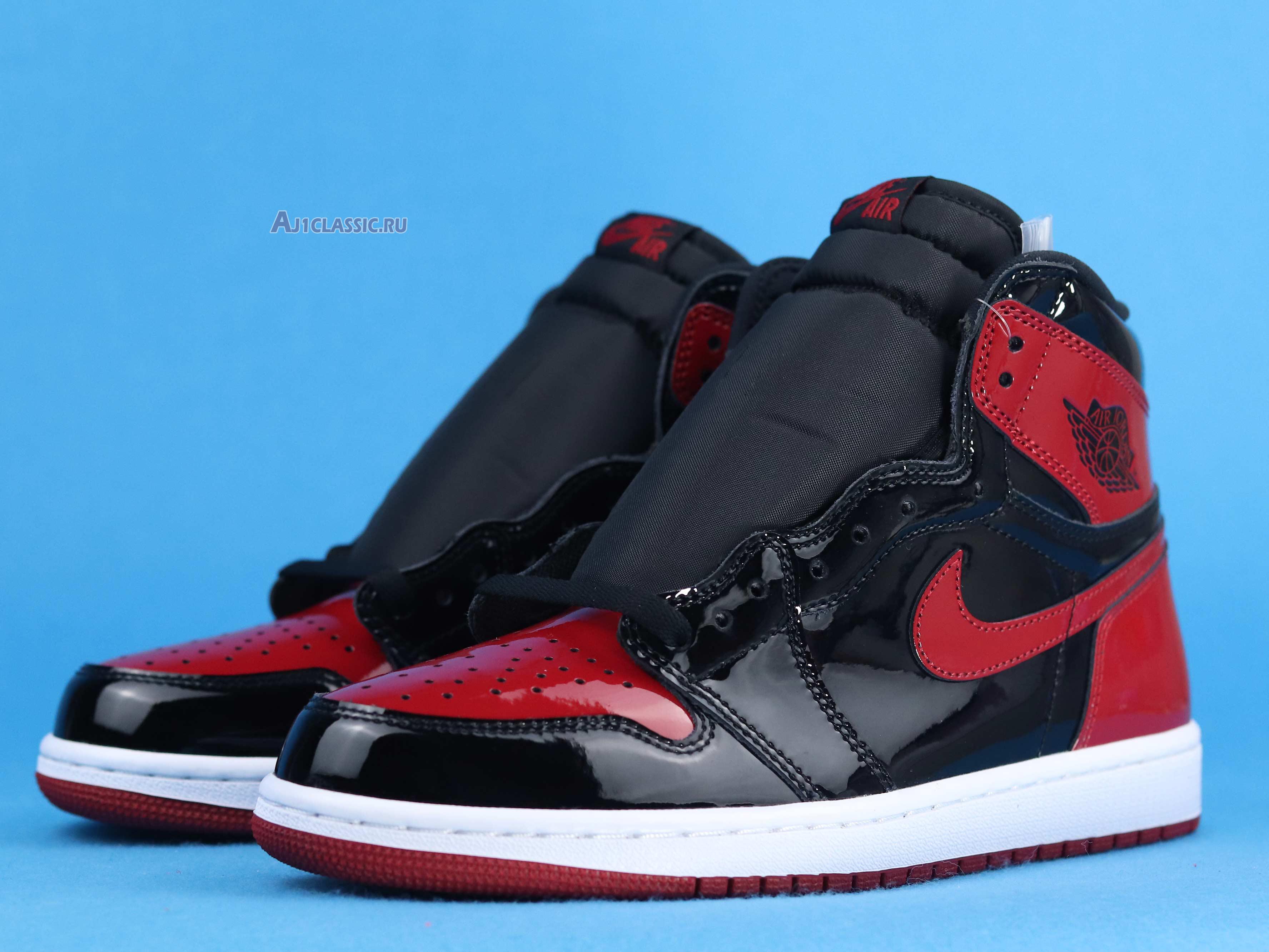 Air Jordan 1 Retro High OG Patent "Bred" 555088-063