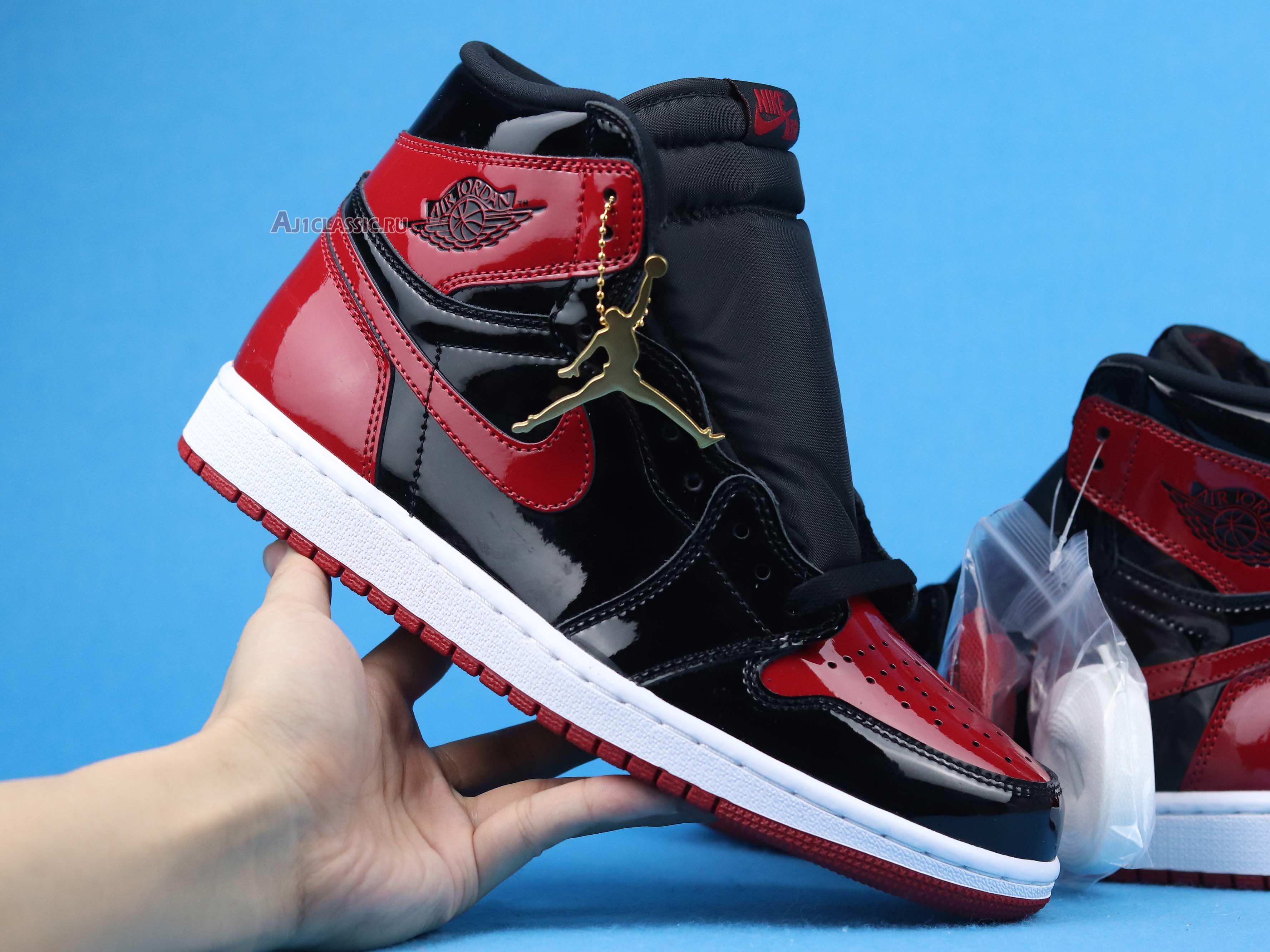 Air Jordan 1 Retro High OG Patent "Bred" 555088-063