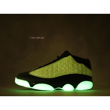 Air Jordan 13 Retro Low Singles Day DM0803-300 Barley Green/Black Sneakers