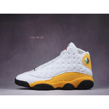 Air Jordan 13 Retro Del Sol 414571-167 White/University Red-Del Sol-Black Mens Womens Shoes