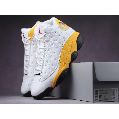 Air Jordan 13 Retro Del Sol 414571-167 White/University Red-Del Sol-Black Mens Womens Shoes