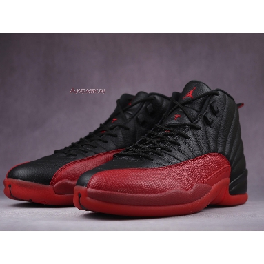 Air Jordan 12 Retro Flu Game 2016 130690-002 Black/Varsity Red Sneakers