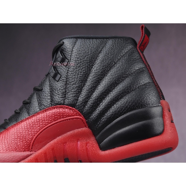 Air Jordan 12 Retro Flu Game 2016 130690-002 Black/Varsity Red Mens Womens Shoes