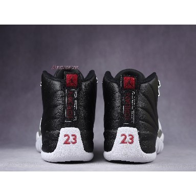 Air Jordan 12 Retro Playoff 2012 130690-001 Black/Varsity Red-White Mens Womens Shoes