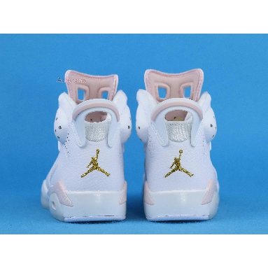 Air Jordan 6 Retro Gold Hoops DH9696-100 White/Sail/Metallic Gold/Barely Rose Sneakers