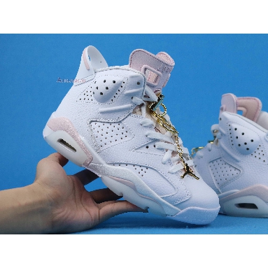 Air Jordan 6 Retro Gold Hoops DH9696-100 White/Sail/Metallic Gold/Barely Rose Sneakers