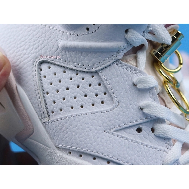 Air Jordan 6 Retro Gold Hoops DH9696-100 White/Sail/Metallic Gold/Barely Rose Mens Womens Shoes