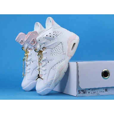 Air Jordan 6 Retro Gold Hoops DH9696-100 White/Sail/Metallic Gold/Barely Rose Sneakers