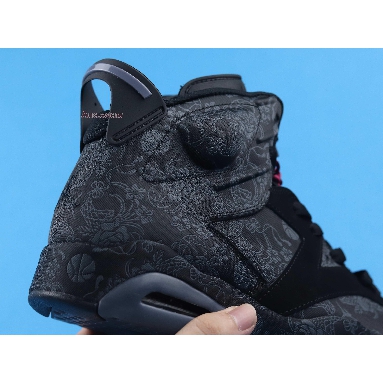 Air Jordan 6 Retro Singles Day DB9818-001 Black/Black-Black Mens Womens Shoes