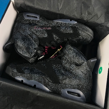 Air Jordan 6 Retro Singles Day DB9818-001 Black/Black-Black Sneakers