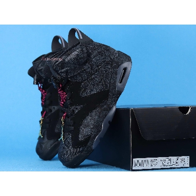 Air Jordan 6 Retro Singles Day DB9818-001 Black/Black-Black Sneakers