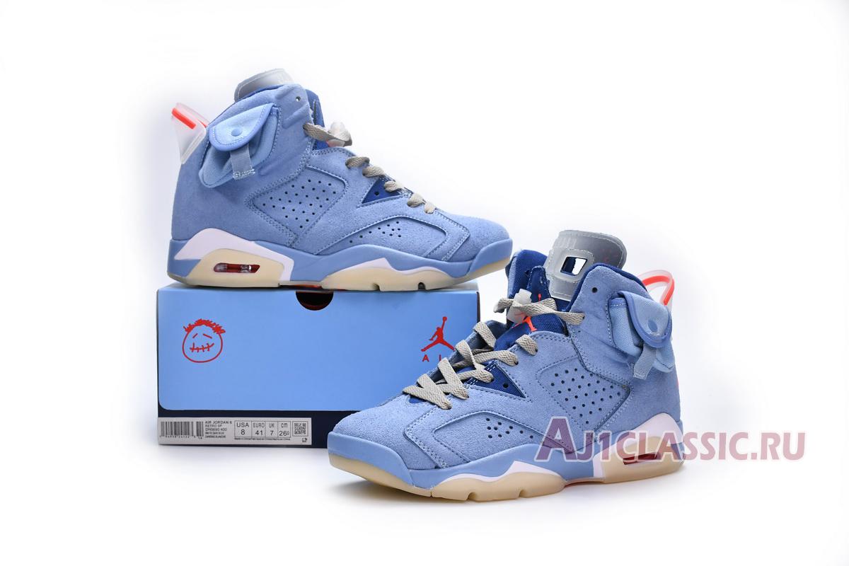 New Travis Scott x Air Jordan 6 Retro "Houston Oilers" DH0690-400 Shoes