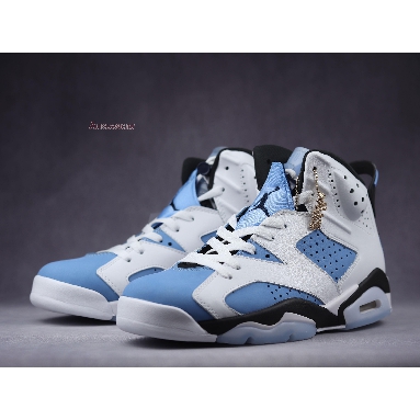 Air Jordan 6 Retro UNC Home CT8529-410 University Blue/White-College Navy-Black Sneakers