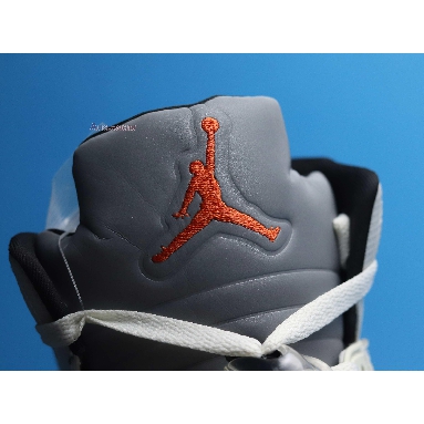 Air Jordan 5 Retro Shattered Backboard DC1060-100 Sail/Orange Blaze/Metallic Silver/Black Sneakers