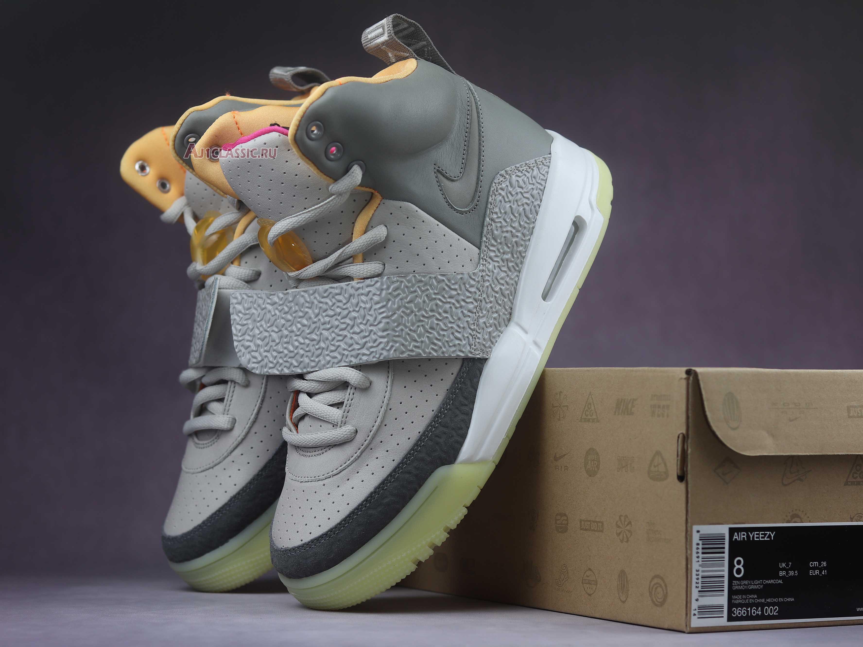 New Nike Air Yeezy 1 "Zen Grey" 366164-002 Shoes