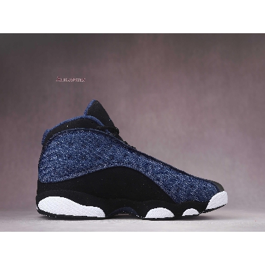 Air Jordan 13 Brave Blue DJ5982-400 Navy/Black-White-University Blue Mens Womens Shoes