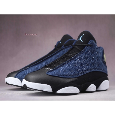 Air Jordan 13 Brave Blue DJ5982-400 Navy/Black-White-University Blue Mens Womens Shoes