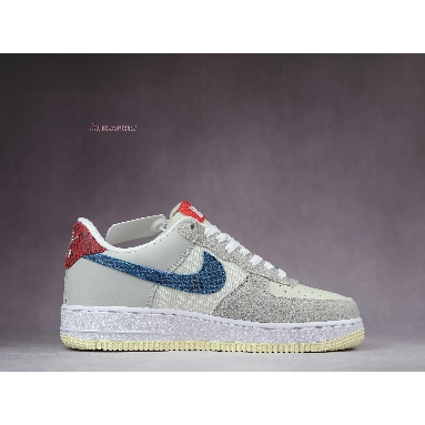 Undefeated x Air Force 1 Low 5 On It DM8461-001 Grey Fog/Imperial Blue Mens Womens Shoes