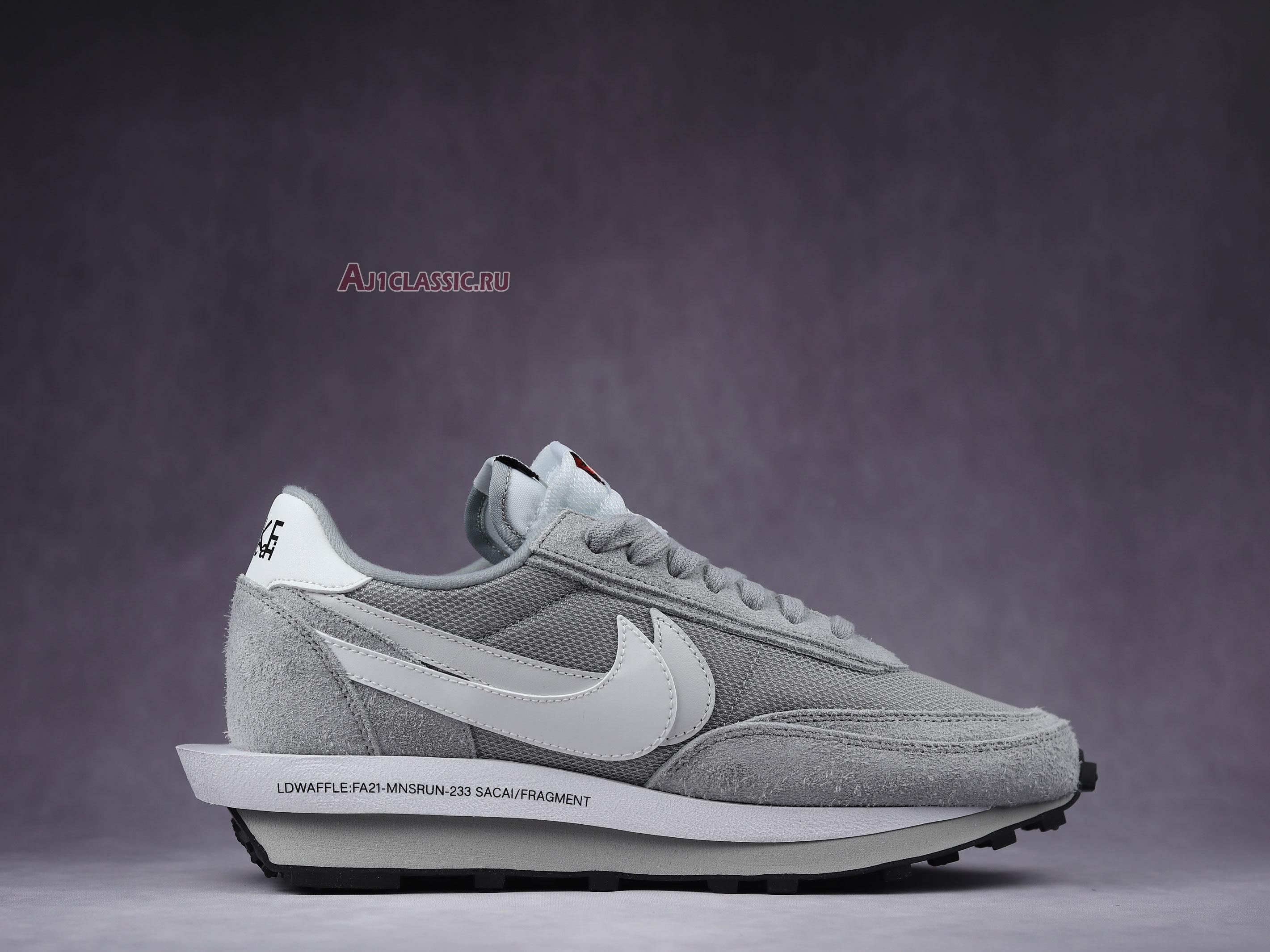 New Fragment Design x Sacai x Nike LDV Waffle "Light Smoke Grey" DH2684-001 Shoes