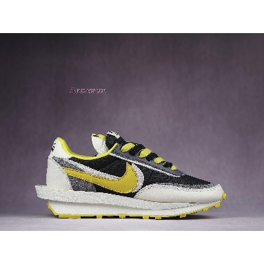 Sacai x Undercover x Nike LDWaffle Bright Citron DJ4877-001 Black/Sail/Dark Grey/Bright Citron Mens Womens Shoes