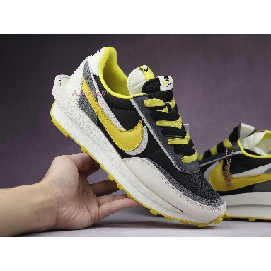 Sacai x Undercover x Nike LDWaffle Bright Citron DJ4877-001 Black/Sail/Dark Grey/Bright Citron Mens Womens Shoes