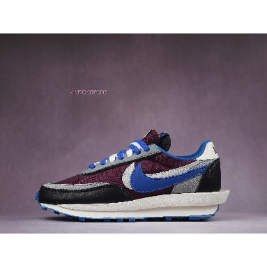 Sacai x Undercover x Nike LDWaffle Night Maroon Team Royal DJ4877-600 Night Maroon/Pale Ivory/Ground Grey/Team Royal Mens Womens Shoes