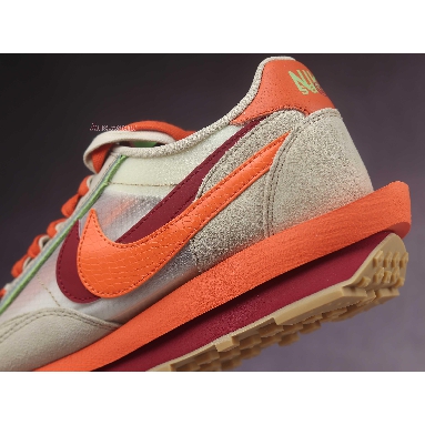 Sacai x Clot x Nike LDWaffle Net Orange Blaze DH1347-100 Net/Orange Blaze/Deep Red/Green Bean Mens Womens Shoes