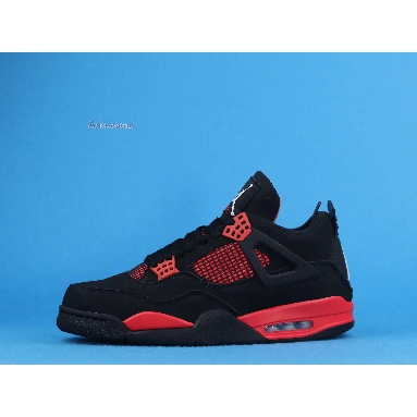 Air Jordan 4 Retro Red Thunder CT8527-016 Black/White-Red Sneakers