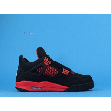 Air Jordan 4 Retro Red Thunder CT8527-016 Black/White-Red Sneakers