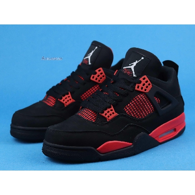 Air Jordan 4 Retro Red Thunder CT8527-016 Black/White-Red Sneakers