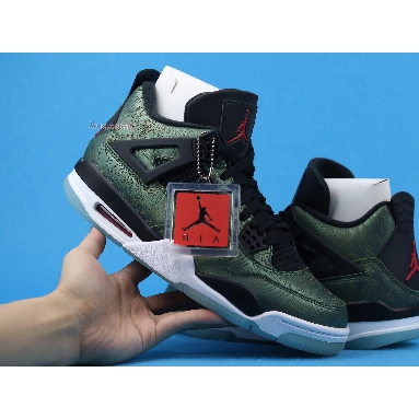 Air Jordan 4 Retro Green Laser CW0897-101 Electric Green/Red-Black Vert Electric/Rpro/Noir Sneakers